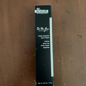 Dr Brandt DNA triple peptide eye cream .05 oz new